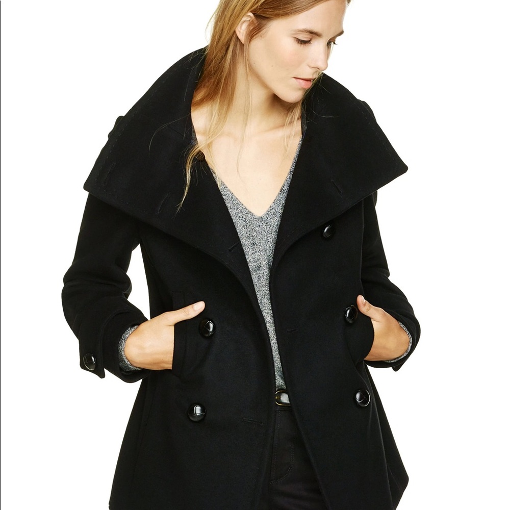 Babaton Howell wool coat in black size M
